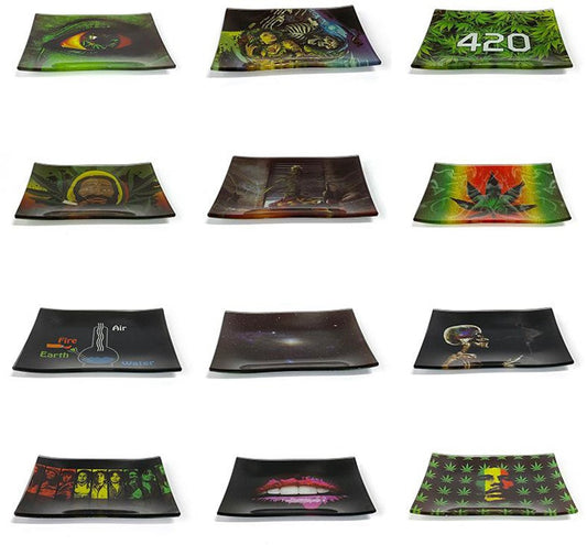 Shatter Resistant Trays (167x130mm) Assorted - E-juice Enterprise Wholesale Inc