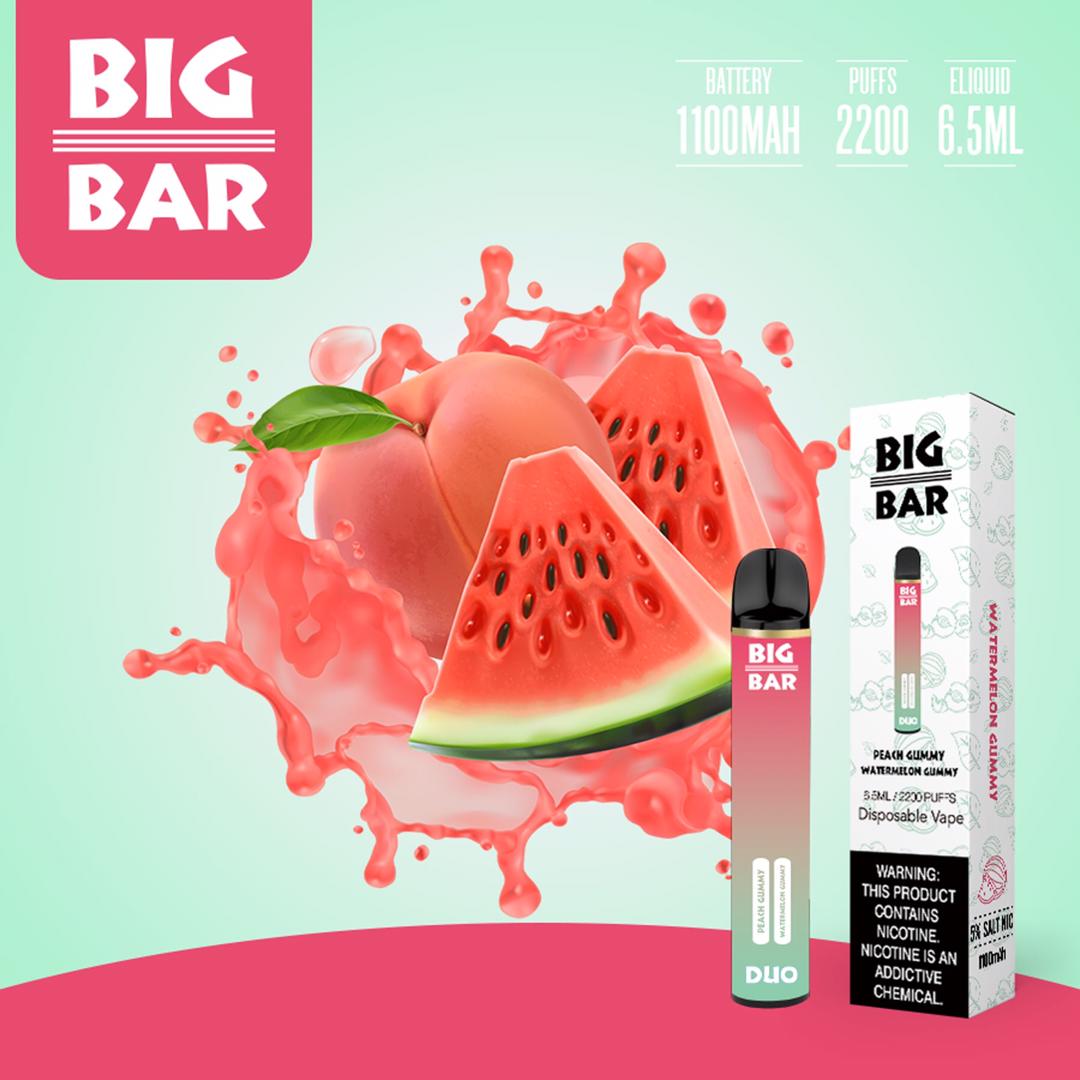 Big Bar DUO 2200 PUFFS E-juice Enterprise Wholesale Inc Big Bar DUO 2200 PUFFS E-juice Enterprise Wholesale Inc