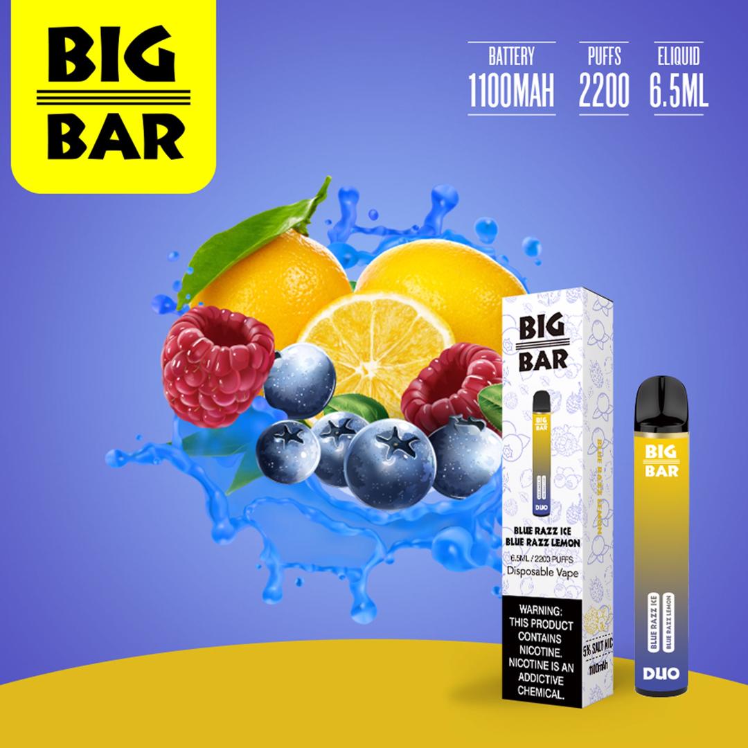 Big Bar Vape Big Bar Disposable | 1600 Puffs Big Bar DUO 2200 PUFFS E-juice Enterprise Wholesale Inc Big Bar Vape Big Bar Disposable | 1600 Puffs Big Bar DUO 2200 PUFFS E-juice Enterprise Wholesale Inc