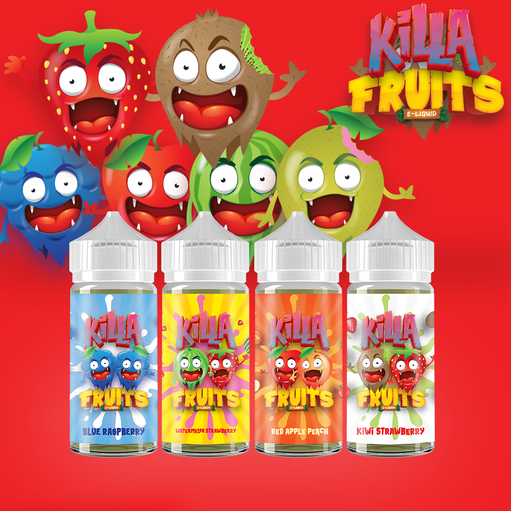 Killa Fruits Starter Package, , Killa Fruits Starter, 15ml, 30ml, 60ml, 120ml, - E-juice Enterprise