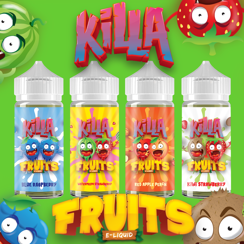Killa Fruits Starter Package, , Killa Fruits Starter, 15ml, 30ml, 60ml, 120ml, - E-juice Enterprise