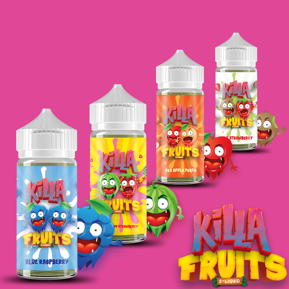 Killa Fruits Starter Package, , Killa Fruits Starter, 15ml, 30ml, 60ml, 120ml, - E-juice Enterprise