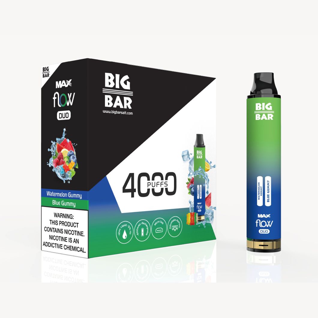 Big Bar MAX FLOW DUO 4000 PUFFS E-juice Enterprise Wholesale Inc Big Bar MAX FLOW DUO 4000 PUFFS E-juice Enterprise Wholesale Inc